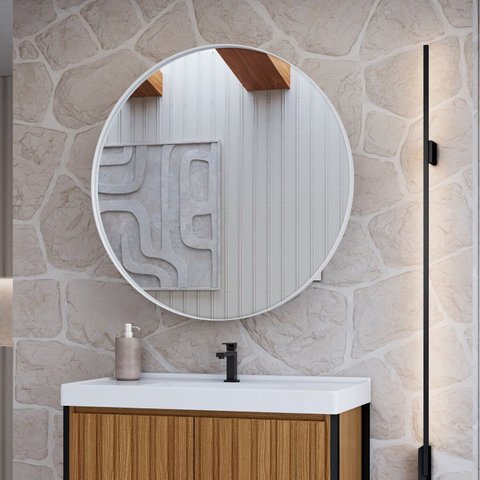 Espelheira para Banheiro 80 com Armário Ana