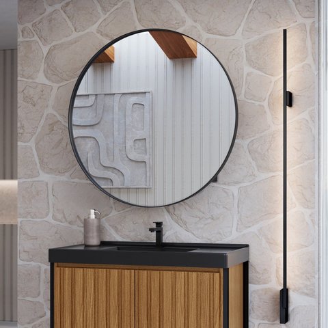 Espelheira para Banheiro 80 com Armário Ana