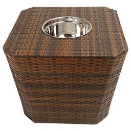 Mesa Grécia em Alumínio com Balde P- Bebidas Trama Original Argila - 1
