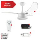 Ver imagem 5 de Ventilador de Teto Tron C/ Controle - Potente e Silencioso