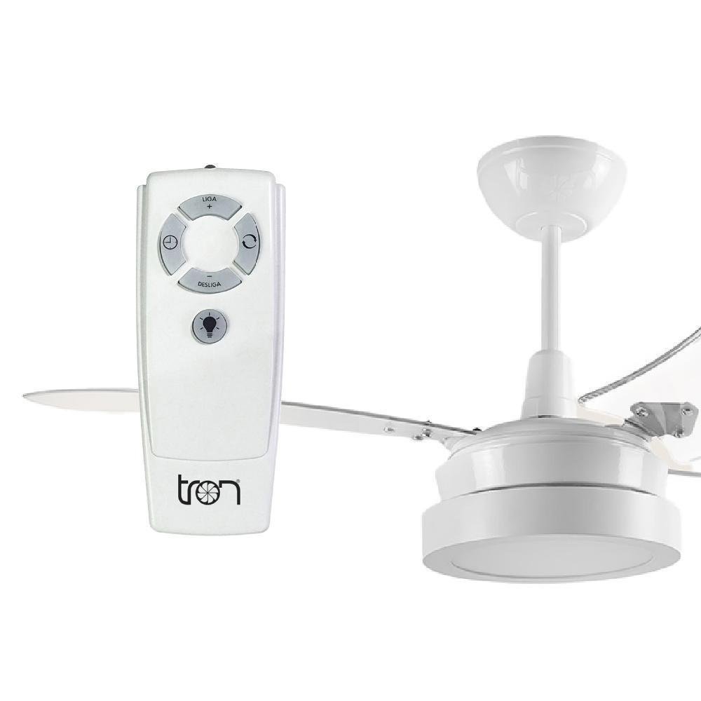 Ventilador de Teto Tron C/ Controle - Potente e Silencioso | MadeiraMadeira