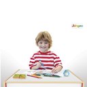Ver imagem 7 de Mesinha Infantil Madeira Didatica Mesa Vermelha MDF Estudos Lanche Multiuso Quarto Infantil Brinqued