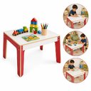 Ver imagem 6 de Mesinha Infantil Madeira Didatica Mesa Vermelha MDF Estudos Lanche Multiuso Quarto Infantil Brinqued