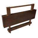 Ver imagem 5 de Mesa Dobrável de Madeira 4 Lugares Retangular MDF 120x70 Imbuia Dkadidecor