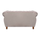 Ver imagem 5 de Conjunto Realeza Sofá com Poltronas Chesterfield Decoração Bege Claro