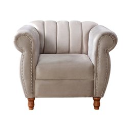 Conjunto Realeza Sofá com Poltronas Chesterfield Decoração - 6