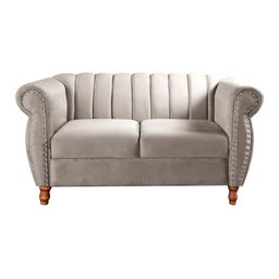 Conjunto Realeza Sofá com Poltronas Chesterfield Decoração - 4