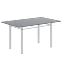 Ver imagem 6 de Conjunto de Mesa Retangular 140x75cm Tampo Granito Ocre 6 Cadeiras Lavínea