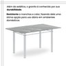 Conjunto de Mesa Retangular 140x75cm Tampo Granito Topázio 6 Cadeiras Lavínea - 10