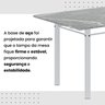 Conjunto de Mesa Retangular 140x75cm Tampo Granito Topázio 6 Cadeiras Lavínea - 11