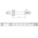 Ver imagem 2 de Porta Fresa Facear Modelo Bt30 - 22 - 45 - Mas 403 Bt/ Din 3937