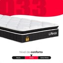 Ver imagem 4 de Cama Box Base Solteiro + Colchão Life D33 Pillow Top 88x188cm - Preto - e-Shop Casa
