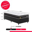 Ver imagem 3 de Cama Box Base Solteiro + Colchão Life D33 Pillow Top 88x188cm - Preto - e-Shop Casa
