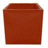 Vaso Plantar plantas Quadrado Polietileno 40X40 BGPLASTICOS V10 LARANJA SUNSET 010 - 15