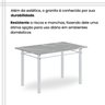 Conjunto de Mesa Retangular 120x75cm Tampo Granito Topázio 4 Cadeiras Lavínea - 10