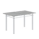 Ver imagem 6 de Conjunto de Mesa Retangular 120x75cm Tampo Granito Topázio 4 Cadeiras Lavínea Branco/Arabesco