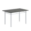 Ver imagem 6 de Conjunto de Mesa Retangular 120x75cm Tampo Ardósia Indiano 4 Cadeiras Lavínea Branco/Botanic Bege