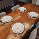 Ver imagem 2 de Jogo 6 Pratos de Sobremesa de Porcelana Germer Mármore Branco Raso Nero 20,5cm