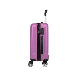 Mala De Bordo 2 Peças ABS 4 Rodas XH-A122 Rosa Prizi - 4
