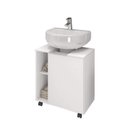 Ver imagem 2 de Kit com 2 Gabinetes de Coluna 1 Porta Pequin Branco