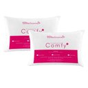 Ver imagem 1 de Kit Travesseiros Comfy Suporte Baixo Fibra Siliconizada 450 Gramas 70cm X 50cm - 2 Unidades - Microp