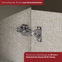 Ver imagem 7 de Cozinha Completa Modulada 6 Peças 100% MDF com Tampo para Cooktop Connect Marrom/Duna/Cristal