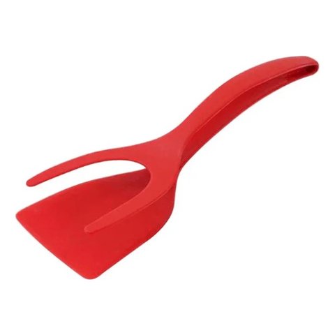 Espátula de Silicone para Cozinha em Formato de Pinça