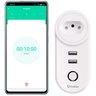 Kit 3 Tomadas Inteligentes Lspa2 Wifi Celular Usb Alexa Google Home 10a - 2