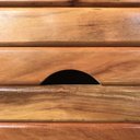 Ver imagem 6 de Banqueta em Madeira de Demolição com Ladrilho Rústico Mesa de canto Libertas Rosas Artesanato Banque