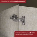 Ver mais imagens de Cozinha Completa Modulada 4PEÇAS 100%MDF com Aéreo para Micro-Ondas Connect