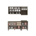 Ver imagem 3 de Cozinha Completa Modulada 4PEÇAS 100%MDF com Aéreo para Micro-Ondas Connect