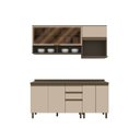 Ver imagem 2 de Cozinha Completa Modulada 4 Peças 100% MDF com Tampo Connect