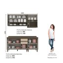 Ver imagem 3 de Cozinha Completa Modulada 4 Peças 100% MDF com Tampo Connect