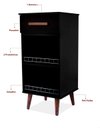 Ver imagem 3 de Balcão Módulo Multifuncional Bancada Mesa Apoio Lateral Ipê Cor:Preto