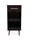 Ver imagem 2 de Balcão Módulo Multifuncional Bancada Mesa Apoio Lateral Ipê Cor:Preto