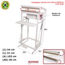 Ver imagem 2 de Seladora Pedal para Embalagens Aluminizadas,toldos 40cm Solda Dupla