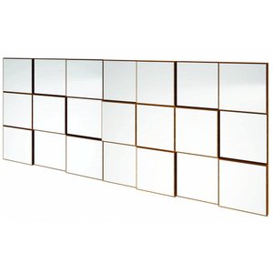 Quadro Espelho Argos Extra Grande 1,75 Mt (larg) Cor Freijo - 59694