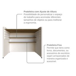 Conjunto Infantil de Cama Montessoriana e Escrivaninha com Regulagem de Altura - 17
