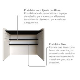 Conjunto Infantil de Cama Montessoriana e Escrivaninha com Regulagem de Altura - 17