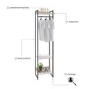 Ver imagem 6 de Estante Closet Arara Industrial 3 Prateleiras 187x45cm Dynamica  