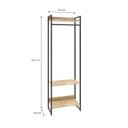 Ver imagem 4 de Estante Closet Arara Industrial 3 Prateleiras 187x60cm Dynamica Yescasa