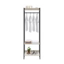 Ver imagem 6 de Estante Closet Arara Industrial 3 Prateleiras 187x60cm Dynamica Yescasa Branco/Snow/Preto