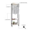 Estante Closet Arara Industrial 3 Prateleiras 187x60cm Dynamica Yescasa  - 5