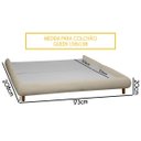 Ver imagem 4 de Base Cama Box Queen Size 173cm Orgânica Napoli Bouclê Bege Soluco