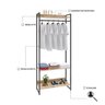 Estante Closet Arara Industrial 3 Prateleiras 187x80cm Dynamica Yescasa  - 5