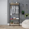 Estante Closet Arara Industrial 3 Prateleiras 187x80cm Dynamica Yescasa  - 1