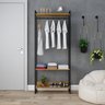 Estante Closet Arara Industrial 3 Prateleiras 187x80cm Dynamica Yescasa  - 1