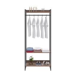 Estante Closet Arara Industrial 3 Prateleiras 187x80cm Dynamica Yescasa  - 5