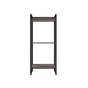 Ver imagem 2 de Estante para Livro Industrial 3 Prateleiras 104CMX45CM Marrom/Nogal/Preto