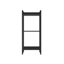 Ver imagem 2 de Estante para Livro Industrial 3 Prateleiras 104CMX45CM Preto/Ônix